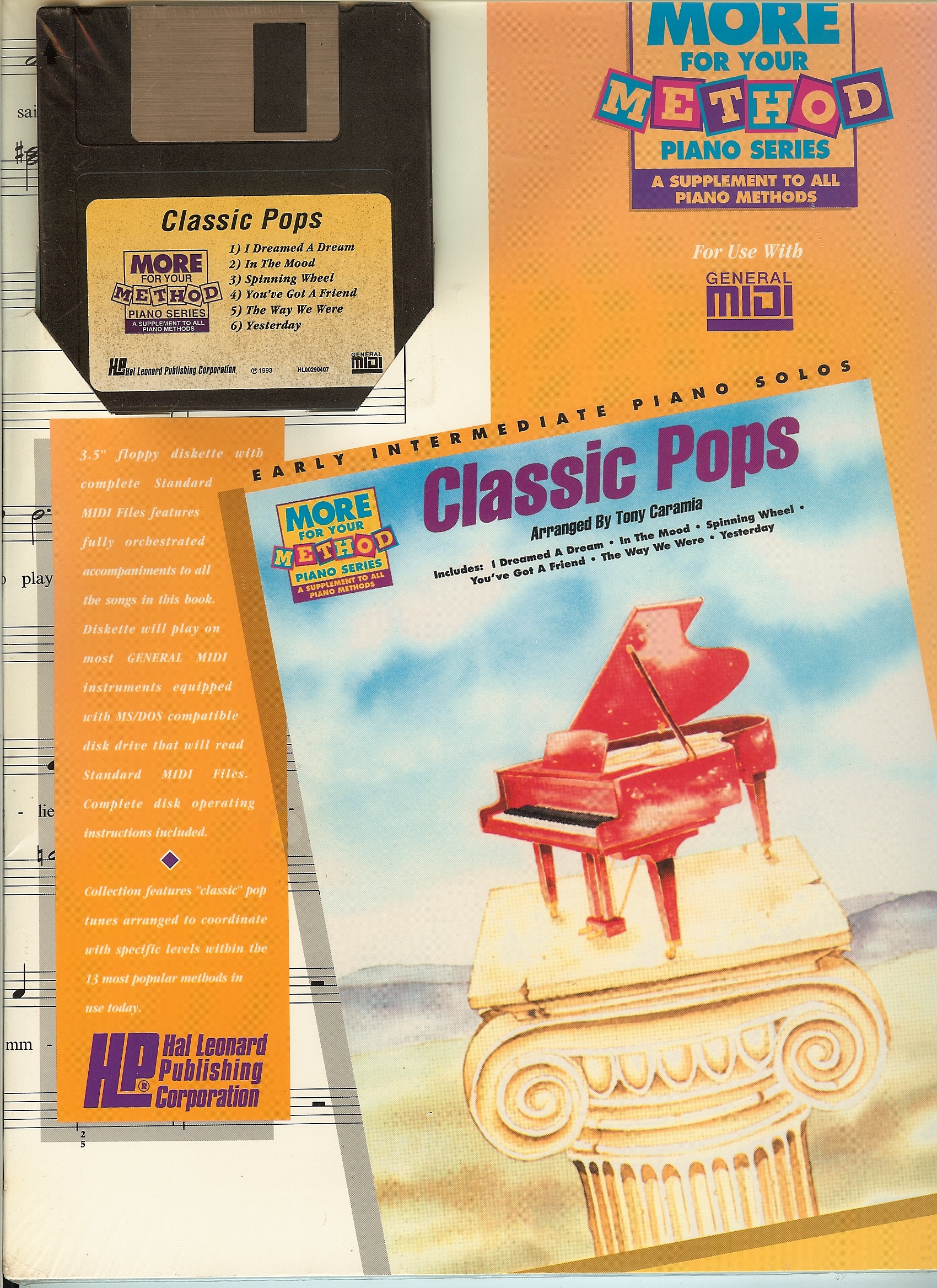 Hal Leonard More for Your Method Piano Method Classic Pops